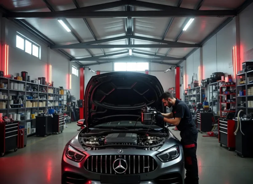oil and filter change